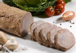 Beef roast, liquid seasoning, cooked in stock, 