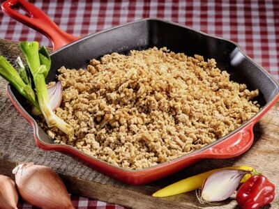 German Pork mince, neutrally seasoned,